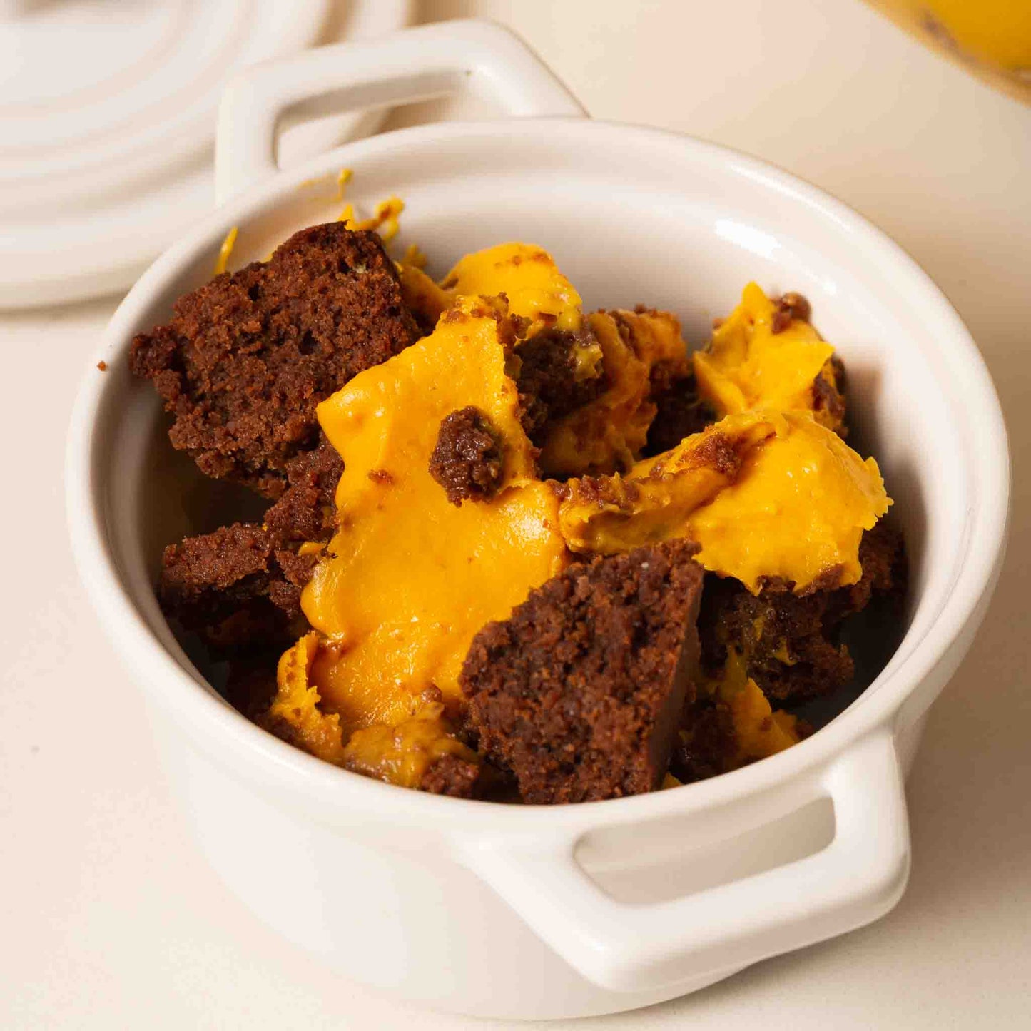 Mousse de Lucuma y Brownie